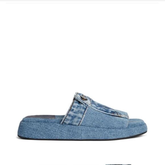 JEFFREY CAMPBELL
Blue Sky Slide Sandal - Blue Denim - Picture 4 of 5